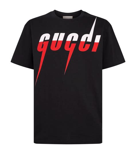 men's gucci black shirt|Gucci t shirt price men.